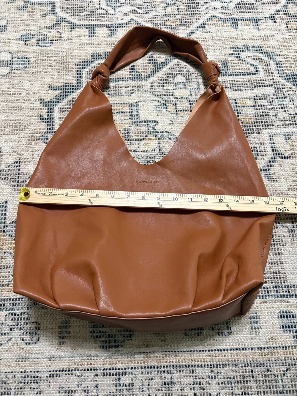 Elizabeth and James vegan knotted hobo bag